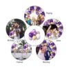 Kit de arco de guirnalda de globos morados 129 unidades_5