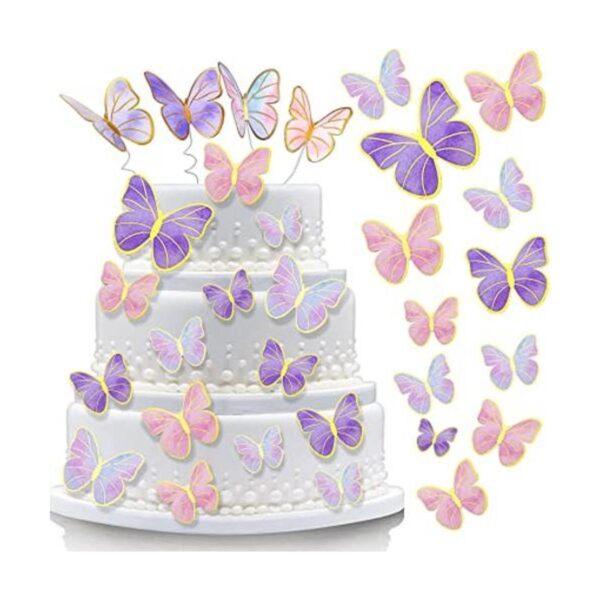 Decoración de pastel de mariposa 3D decoración de pastel_1