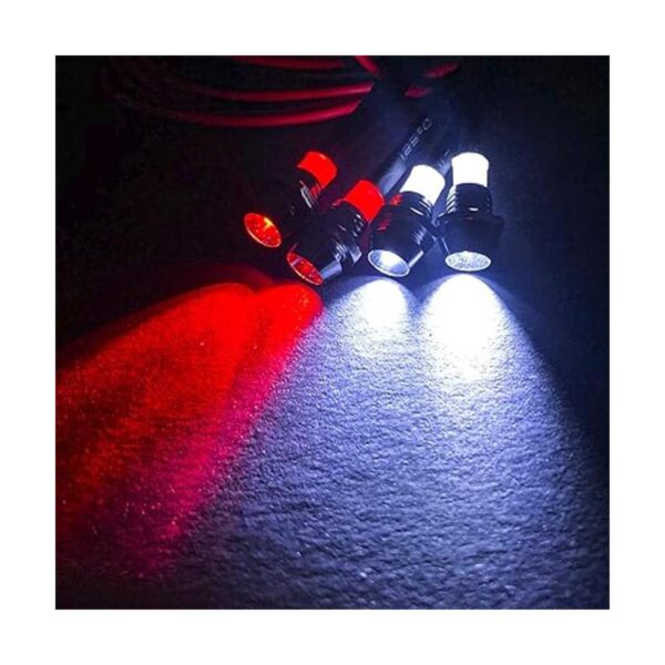 HIRCQOO Juego de 2 faros delanteros LED para coche con 4_2