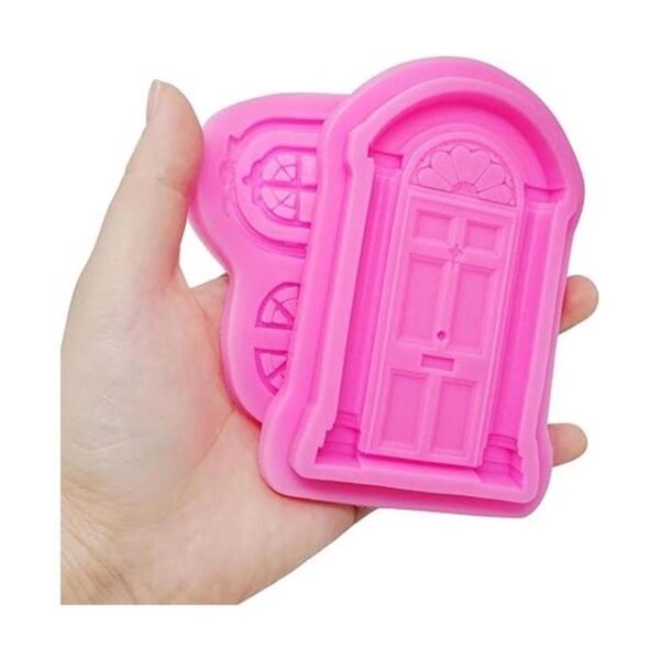Honbay 2 moldes de silicona para puertas y ventanas para