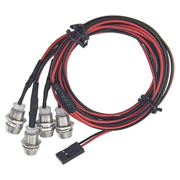 HIRCQOO Juego de 2 faros delanteros LED para coche con 4_5