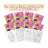 Libros colorear helados niños juego de 12_2