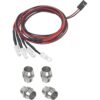 HIRCQOO Juego de 2 faros delanteros LED para coche con 4_4