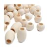 Cuentas espaciadoras de madera 100 cuentas de madera
