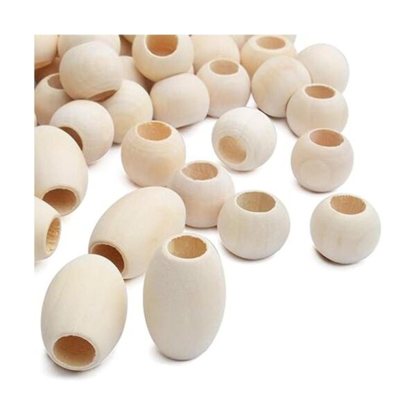 Cuentas espaciadoras de madera 100 cuentas de madera