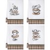 4 toallas de cocina accesorios de bar toallas de mano