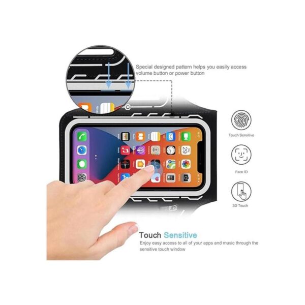 JEMACHE Brazalete de correr para iPhone 14 13 12 11 XR_2