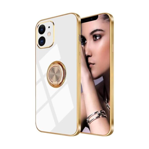 Omorro Funda para iPhone 12 Mini anillo con soporte de_2
