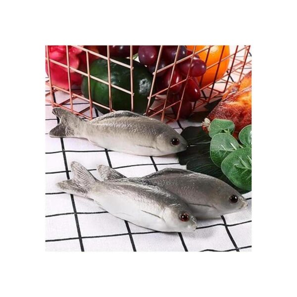Gejoy 4 piezas de peces falsos de Halloween simulados de