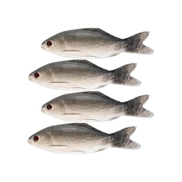 Gejoy 4 piezas de peces falsos de Halloween simulados de