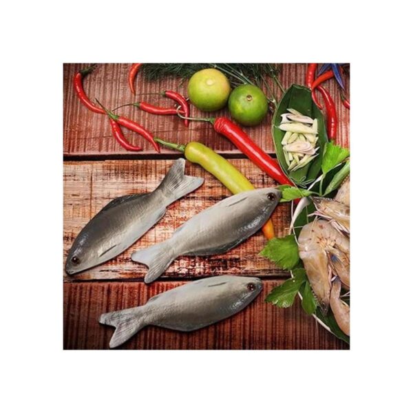 Gejoy 4 piezas de peces falsos de Halloween simulados de