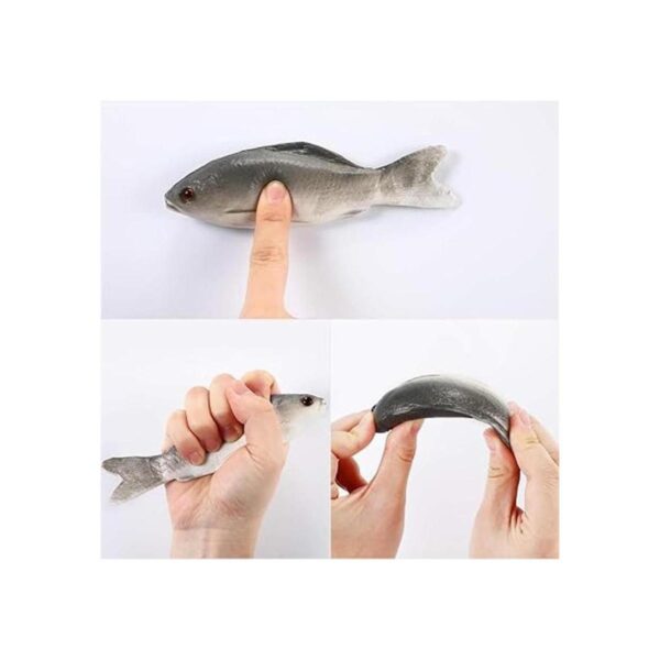 Gejoy 4 piezas de peces falsos de Halloween simulados de