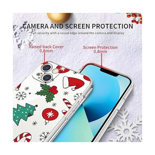 Newseego Compatible con iPhone 13 Funda de Navidad Serie_2