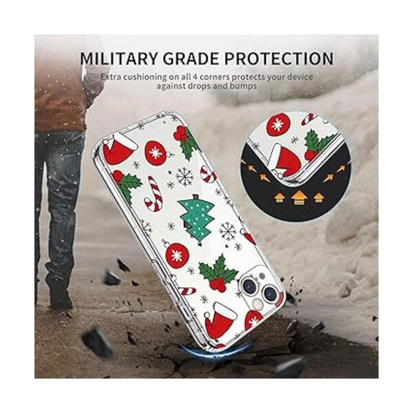 Newseego Compatible con iPhone 13 Funda de Navidad Serie_3