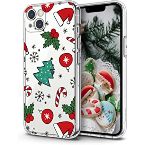 Newseego Compatible con iPhone 13 Funda de Navidad Serie_1