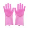 Guantes de aseo para mascotas para baño y depilación_1