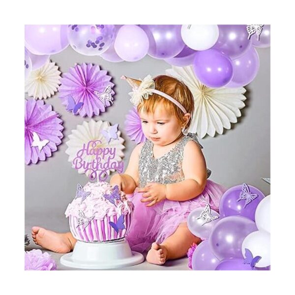 Kit de guirnalda de globos de mariposa de 151 piezas_4