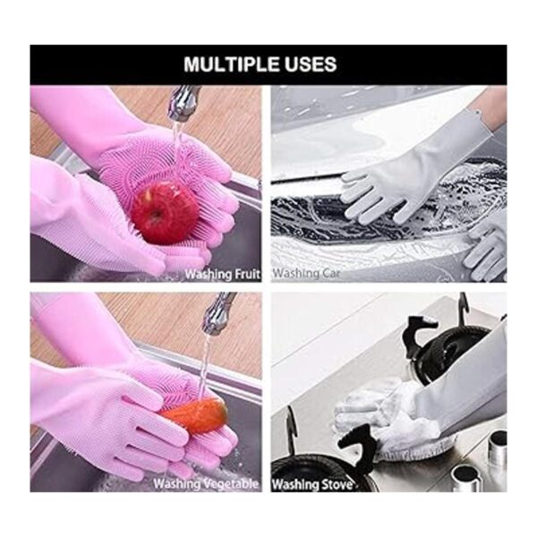 Guantes de aseo para mascotas para baño y depilación_4