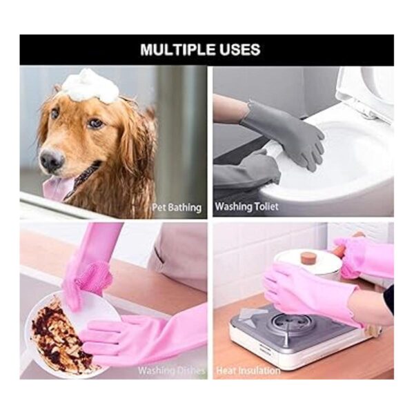 Guantes de aseo para mascotas para baño y depilación_5