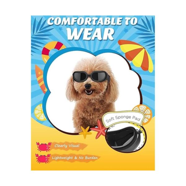 Lewondr Gafas de sol decorativas para perros pequeños_4