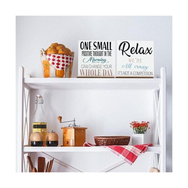 4 piezas de citas inspiradoras decoración de escritorio