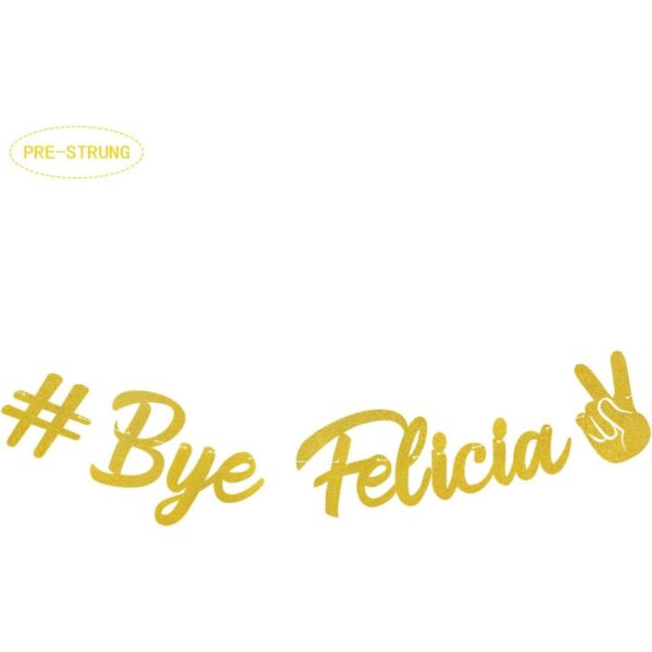 Marwey Bye Felicia Banner guirnalda de purpurina dorada_1