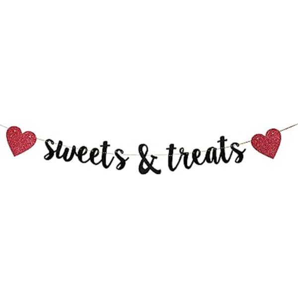 JENSENLIN Sweets Treats Banner Cumpleaños Boda Bebé_1