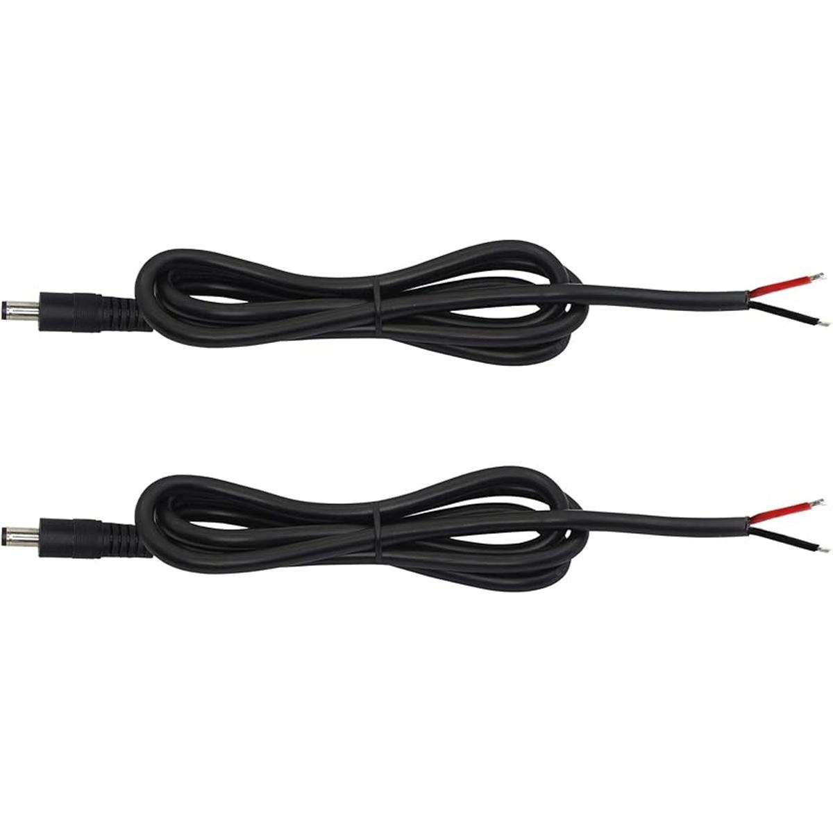 GINTOOYUN Paquete de 2 cables de alimentación CC CC 0.217