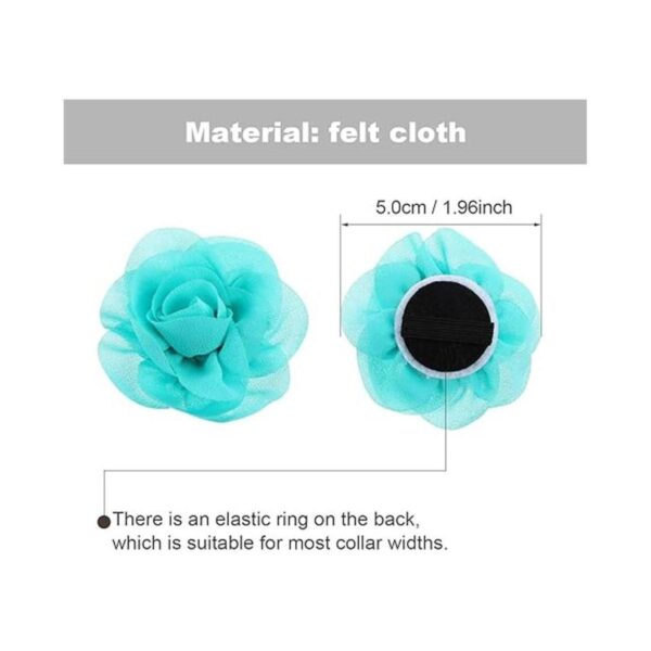 Leinuosen 20 Pieces Dog Collar Flowers Pet Bow Tie Flower