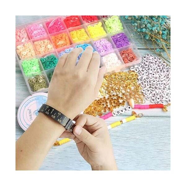 Tamaño de la pulsera para bricolaje de cuentas de arcilla