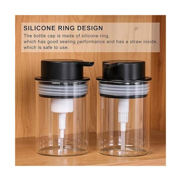 MKLZ Dispensador de jabón para platos de cristal botellas