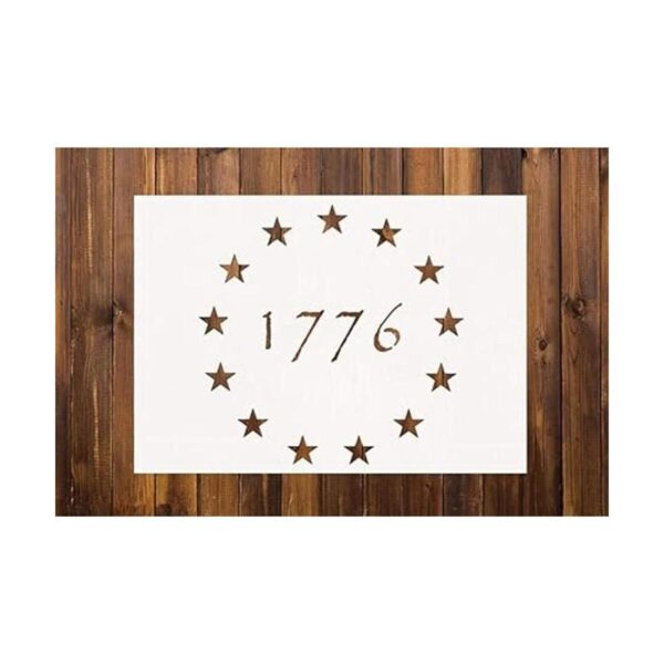 OBUY 13 Star 1776 Plantilla para pintar sobre madera_3