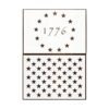OBUY 13 Star 1776 Plantilla para pintar sobre madera_1