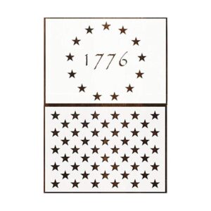 OBUY 13 Star 1776 Plantilla para pintar sobre madera_1