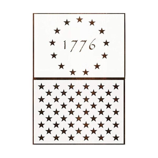OBUY 13 Star 1776 Plantilla para pintar sobre madera_1
