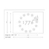 OBUY 13 Star 1776 Plantilla para pintar sobre madera_2