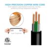 Kasonic Protector de salida de cable de extensión corto_2