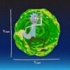 Paladone Rick and Morty Juego de 4 posavasos 3D_4
