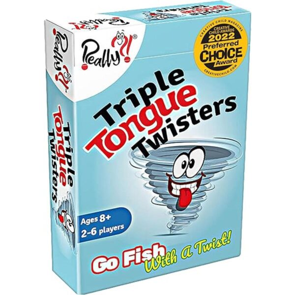 Trituradores de lengua triple divertidos juegos de cartas_1