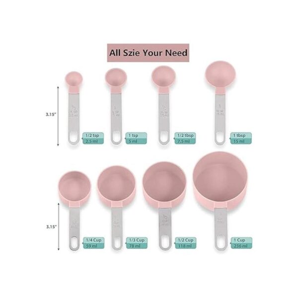 Juego de 8 tazas medidoras y cucharas medidorastazas_2
