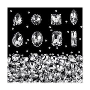 Dilunave 240 piezas de diamantes de imitación grandes para