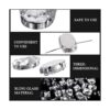 Dilunave 240 piezas de diamantes de imitación grandes para