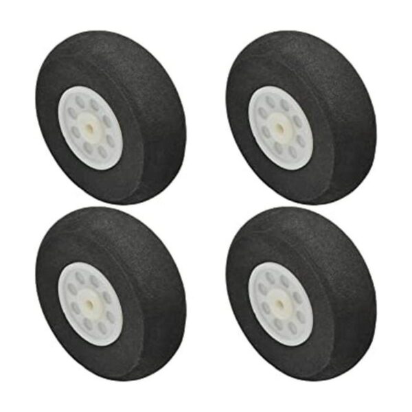 MroMax RC Airplane Wheels 1.97 Dia4Pcs Foam Wheel_1