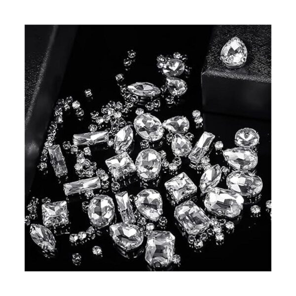 Dilunave 240 piezas de diamantes de imitación grandes para