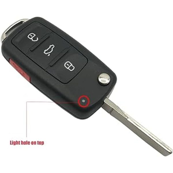 Horande Funda plegable para llave de repuesto compatible_2