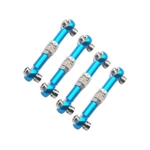 4 unids ShareGoo RC Aluminio Linkages Dirección Servo Rod_1
