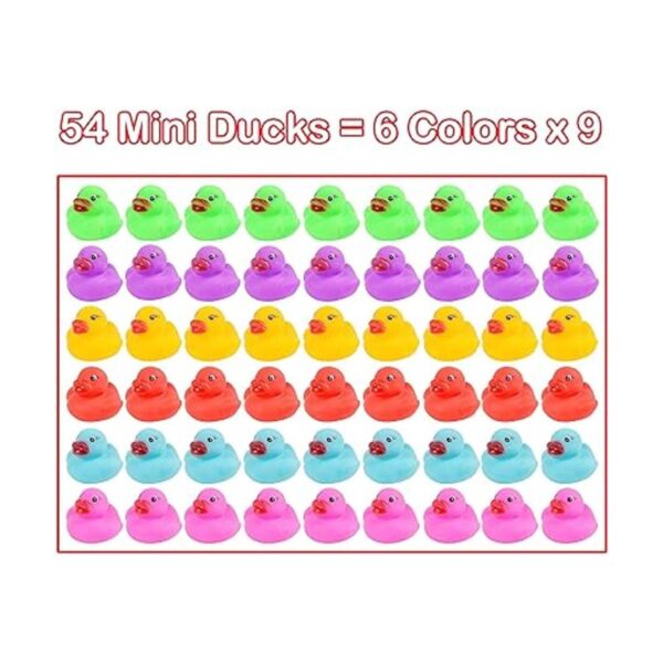 Juego de 54 mini patos de baño mini juguete de baño de_2