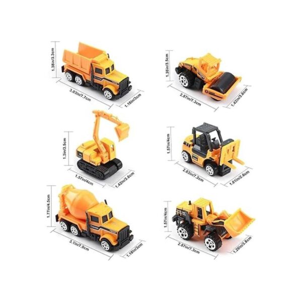 Juguetes de construcción pequeños 6 piezas de vehículos_2