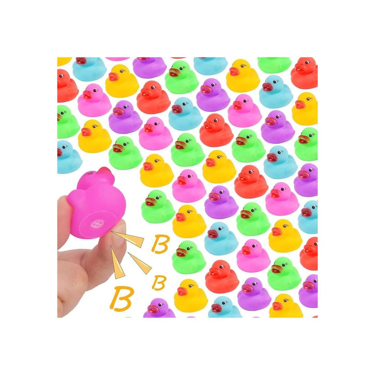 Juego de 54 mini patos de baño mini juguete de baño de