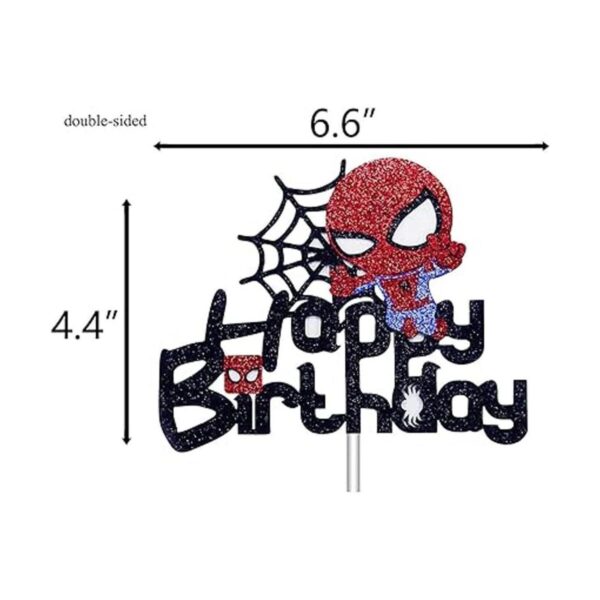 HAKPUOTR Decoración de pastel de cumpleaños de Spiderman_2